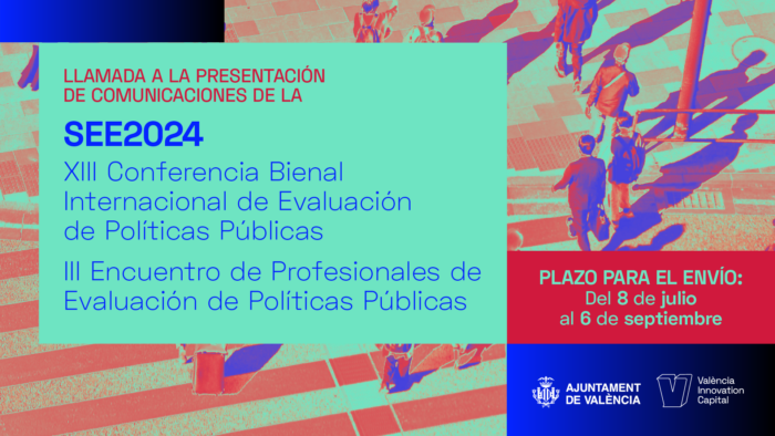 Llamada a participar en comunicaciones en la SEE2024 XIII Conferencia Bienal y III Encuentro de Profesionales de Evaluación de Políticas Públicas